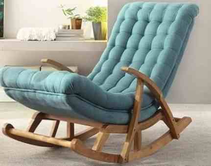 صندلی راک چوبی لوکس