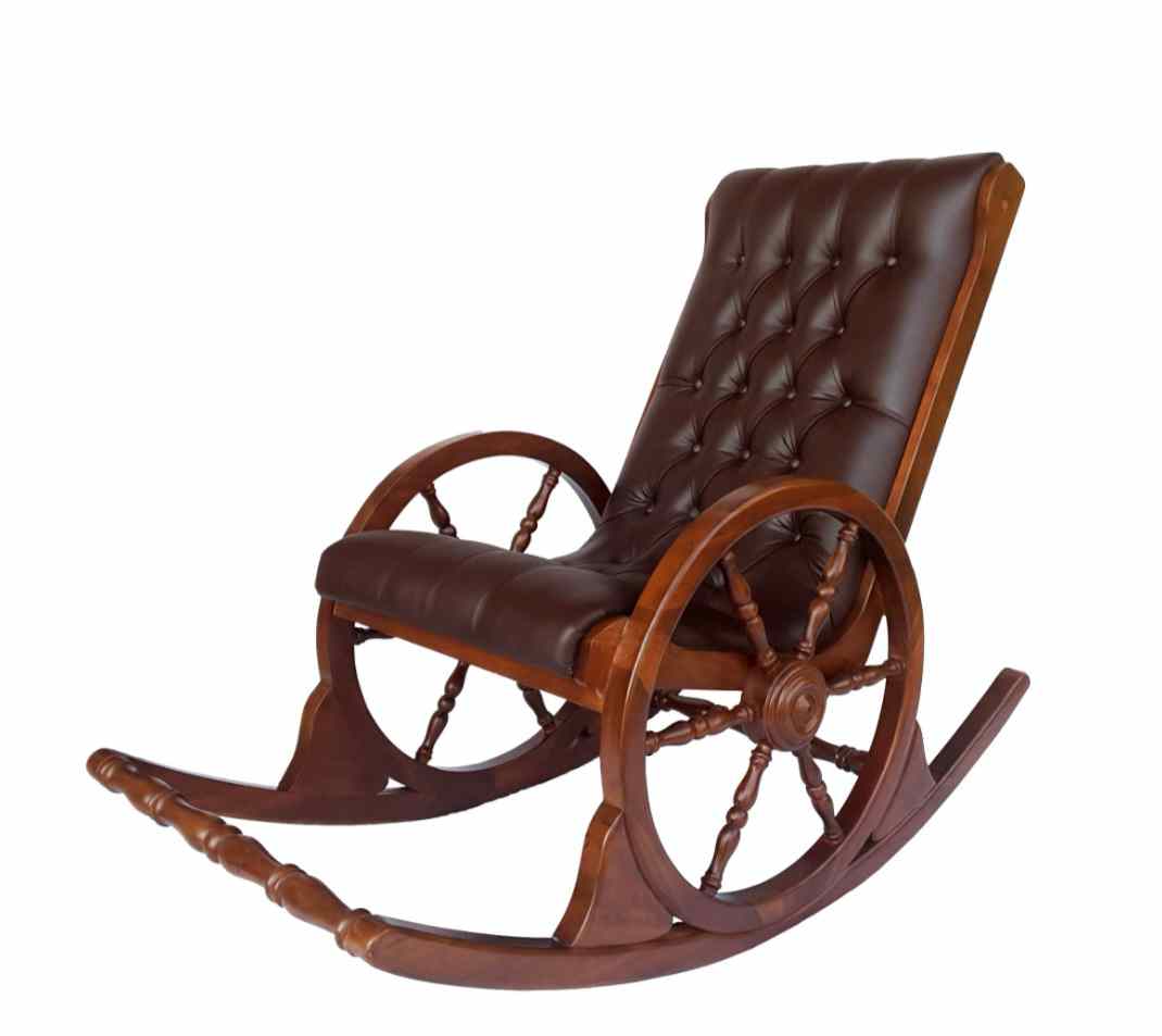 صندلی راک چوبی لوکس